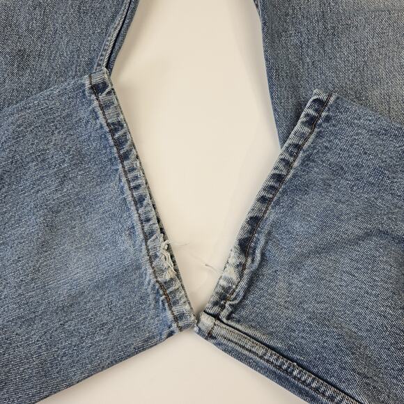 Vintage Levi's 505 Jeans Men 42(40)x32 Light Wash Regular Fit Straight Y2K Denim - Picture 10 of 15